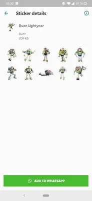 Stickers ToyStory for WhatsApp android App screenshot 1