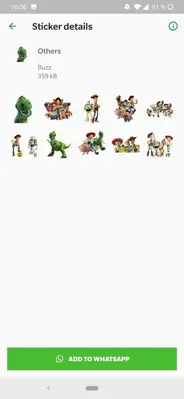 Stickers ToyStory for WhatsApp android App screenshot 2